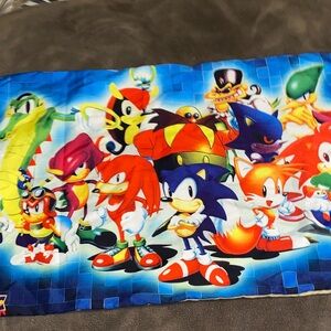 Colorful Sonic the Hedgehog Pillowcase🍀